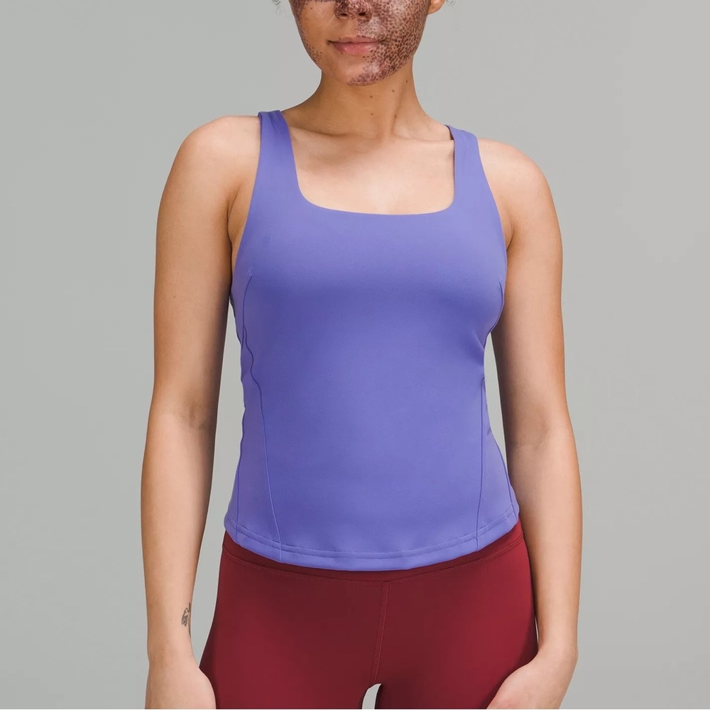 NWT charged indigo instill tank top